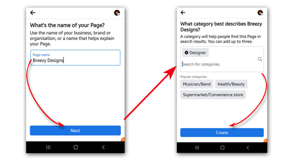 How To Create Facebook Page Step 3