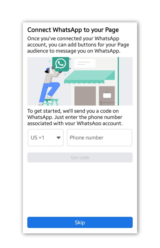 How to Create-Facebook Page - Add whatsapp number