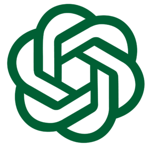 Chatgpt logo green (PNG)