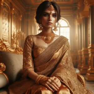 AI generated image of an indian princess